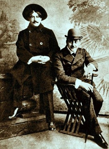 Molnár Ferenc, Heltai Jenő – bajusszal