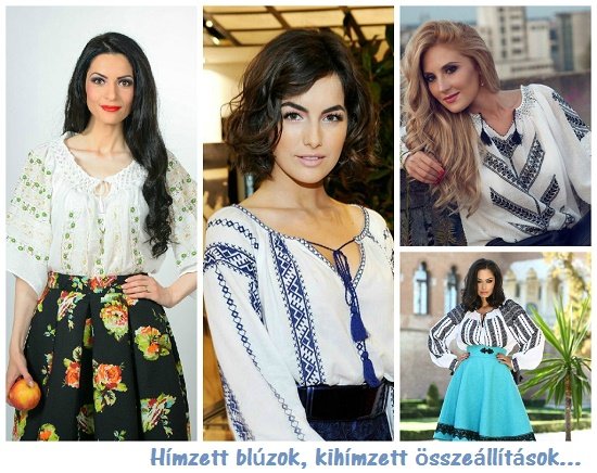 Hímzett blúzok 