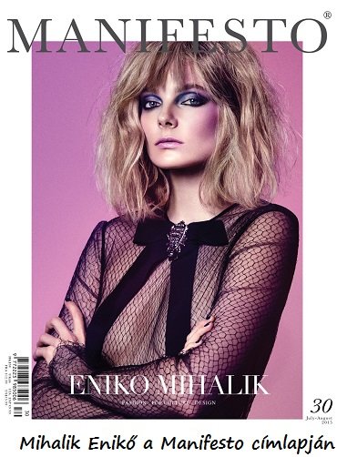 Mihalik Enikő a Manifesto címlapján