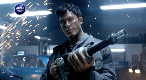 A NIVEA gondola az aktív férfiakra