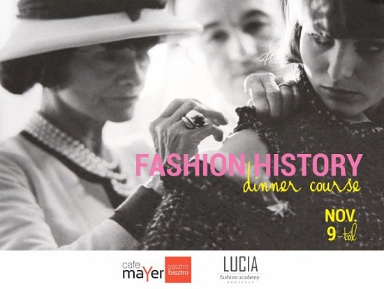 FASHION HISTORY dinner course
