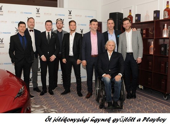 Öt jótékonysági ügynek gyűjtött a Playboy