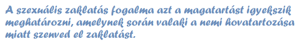 Szexuális zaklatás